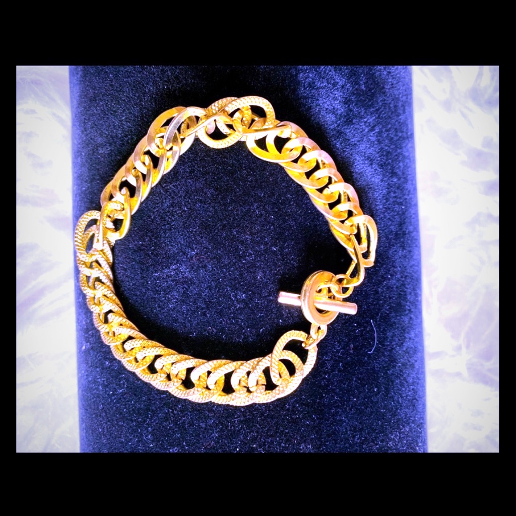 14k Gold Plated Gorgeous Link Bracelet